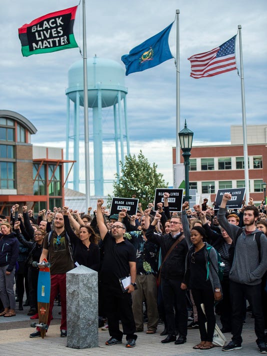 UVM gathers under new BLM flag