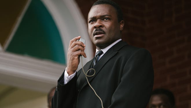 David Oyelowo portrays  Martin Luther King Jr. in a scene from "Selma."