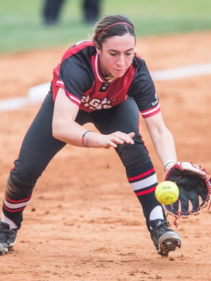 UL third baseman Kara Gremillion is second on the team in hitting at .314 with 21 RBIs.