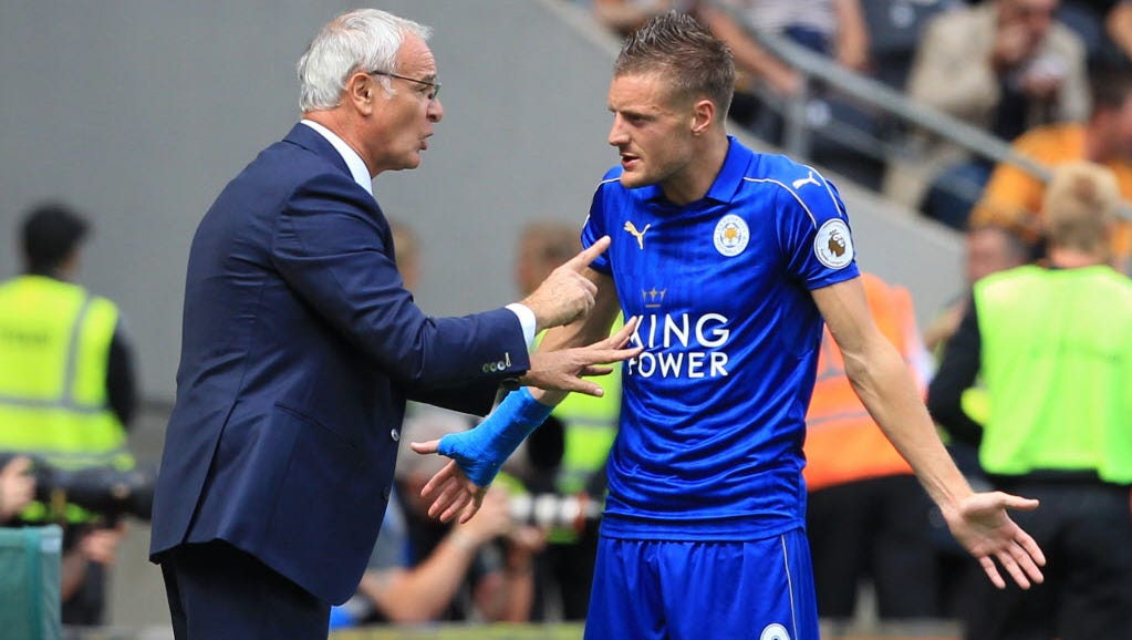 Jamie Vardy Among Leicester City Players On Defensive After Claudio Ranieri S Exit