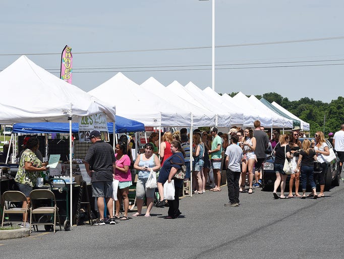 Great weather brought out a good crowd at "Veggie Fest"