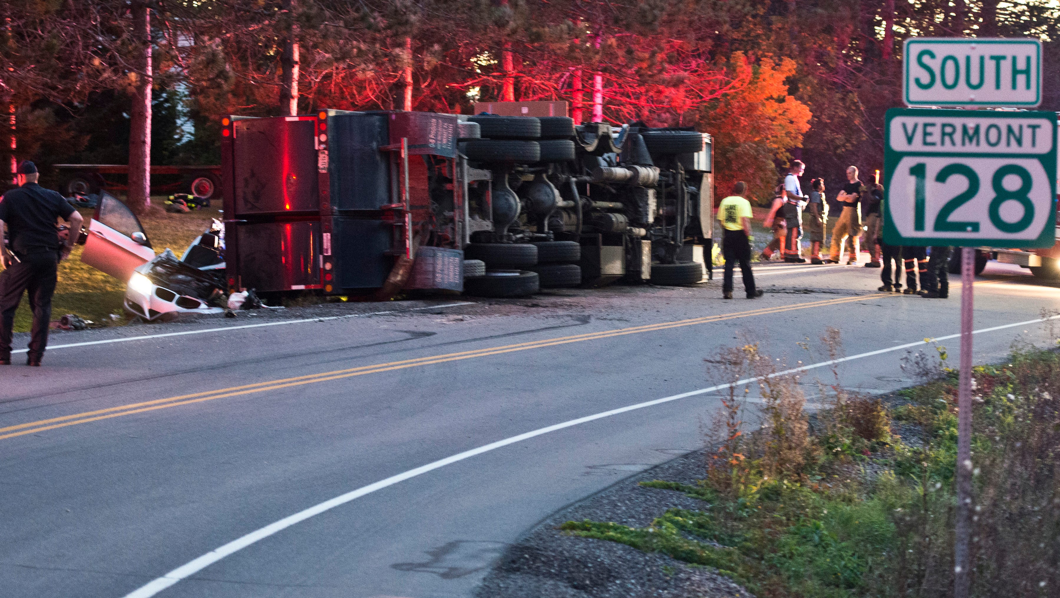 Truck driver cited in Essex crash