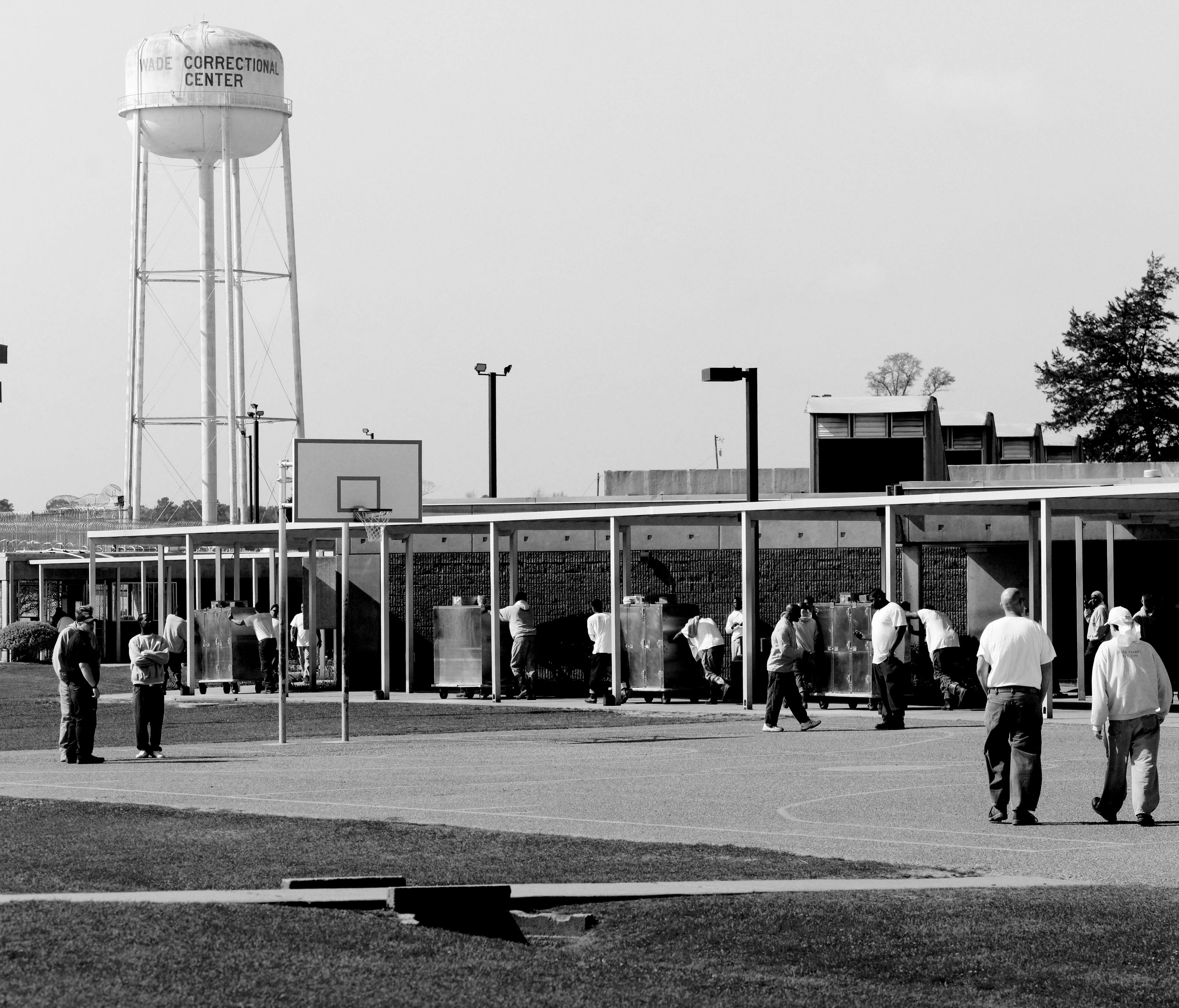 The David Wade Correctional Facility in Homer, Louisiana houses inmates serving sentences of decades to life.