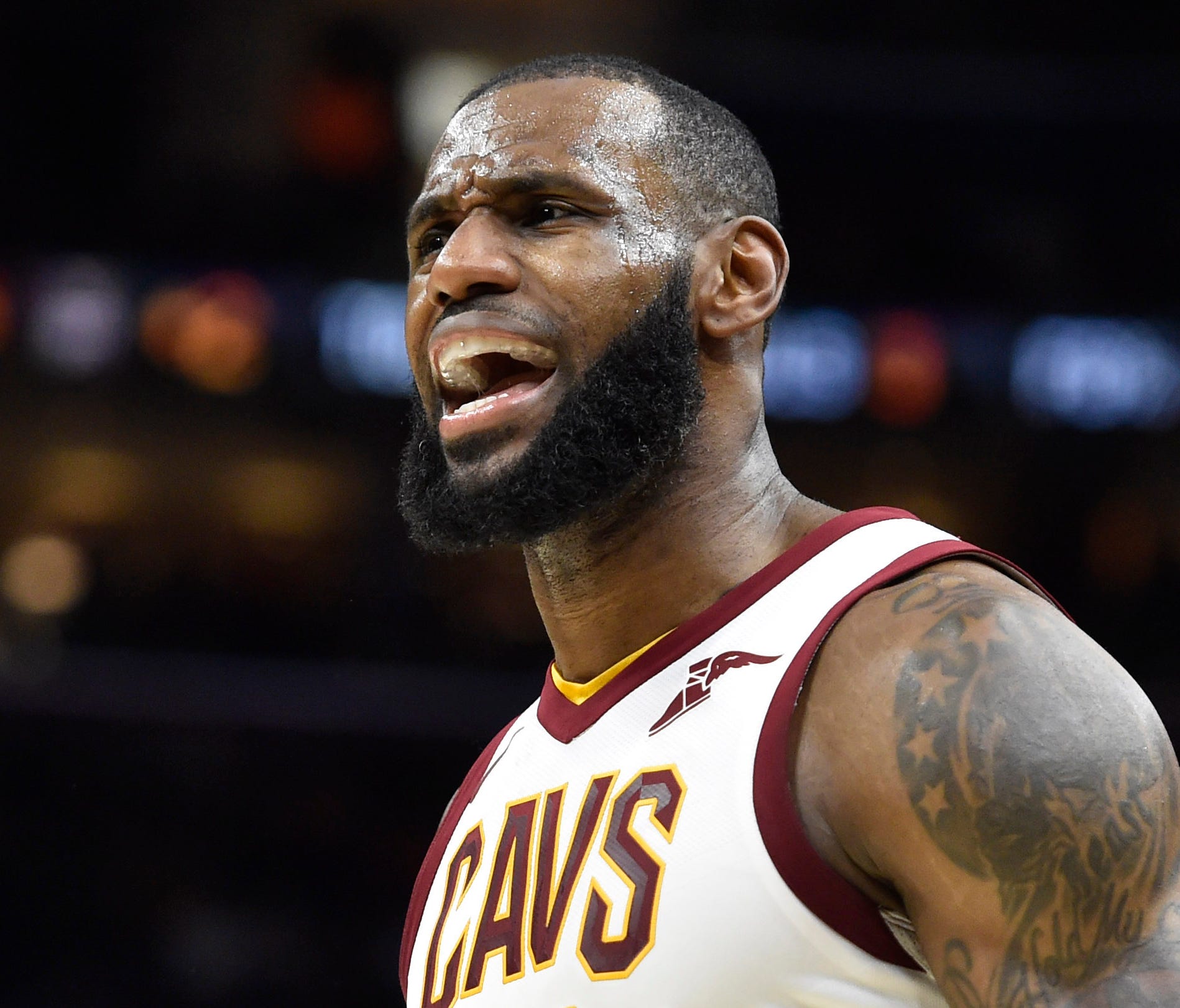 LeBron James was ejected Tuesday night for the first time in his NBA career.