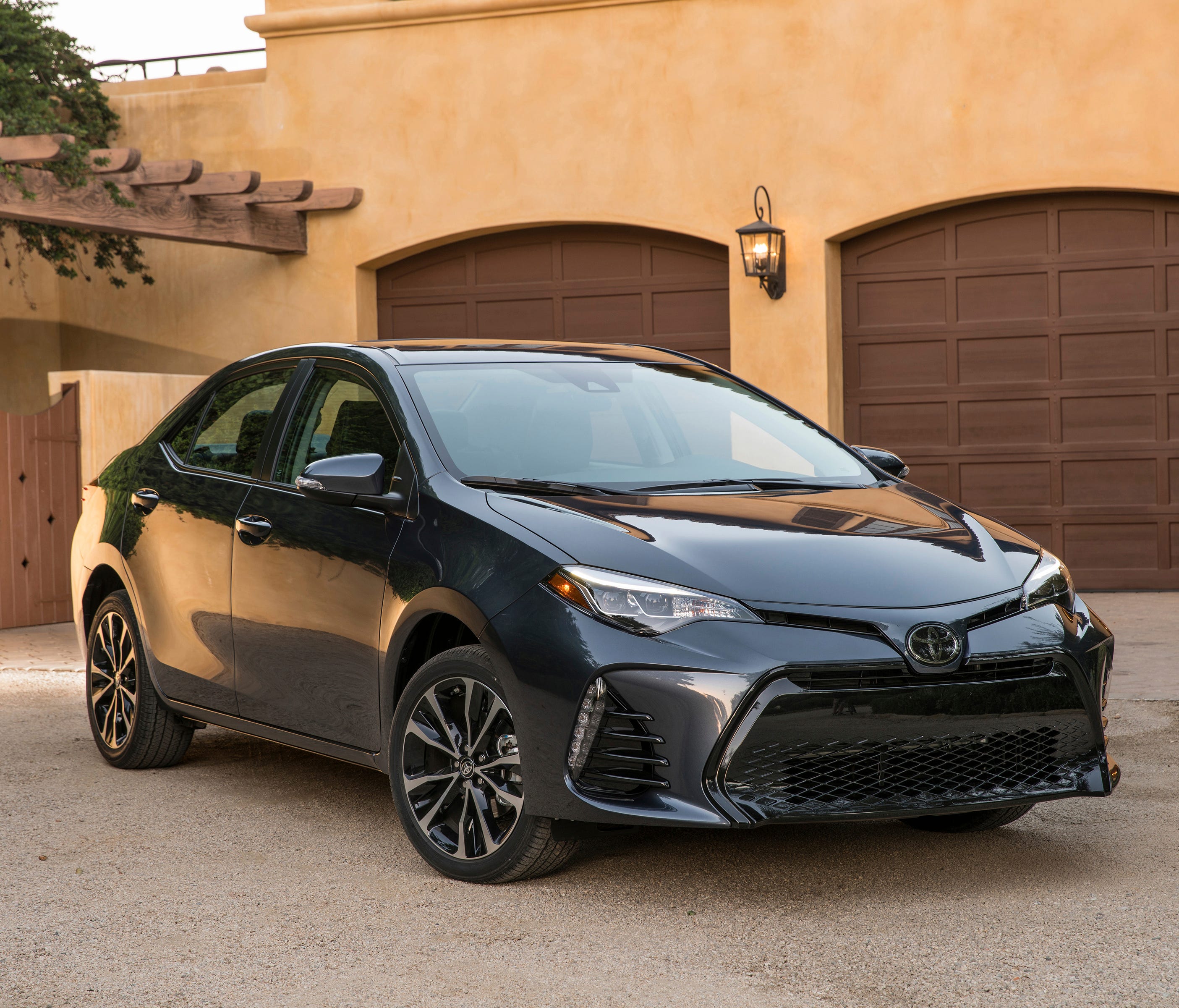 This photo provided by Toyota shows the 2017 Toyota Corolla, an example of a car that could be less expensive to lease new than to buy used. Car shoppers are becoming more eager to lease than to buy cars, according to recent data. Many car shoppers d