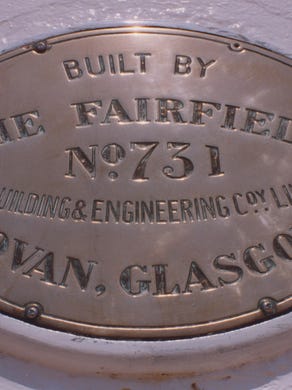 The Empress of Britain was built by the Fairfield shipyard at Govan, Scotland and launched by HM Queen Elizabeth II. The 25,516-gross-on vessel carried 160 first class and 984 tourist class passengers and was powered by steam turbines that drove twin screws at a 20-knot service speed.