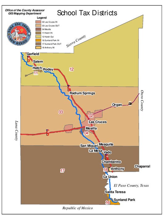 Tax rates drop across Doña Ana County
