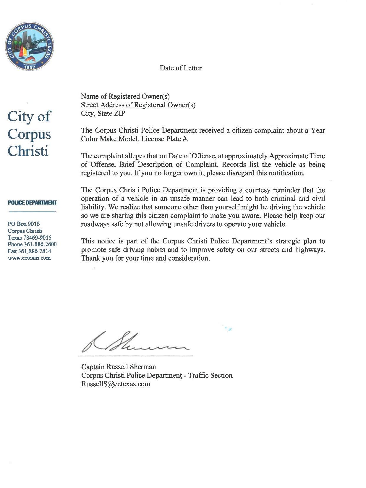 Corpus Christi police traffic plan calls for increased