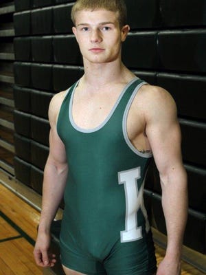 J.F. Kennedy High School wrestler Brandon Farrell photographed in the school's gym on Thursday March 19, 2015