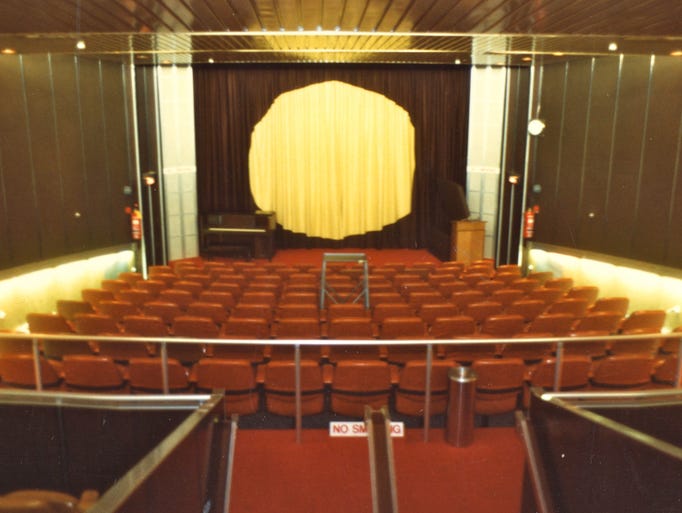 Sun Princess also had its own dedicated cinema, the