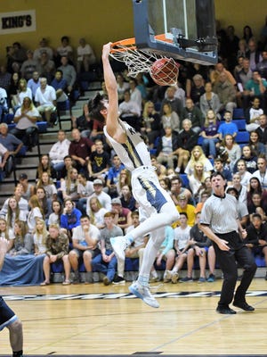 Caleb Catto had two dunks and 25 points as he helped lead SFCA to the regional finals for the first time in school history.