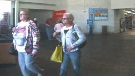 These two women are suspected of stealing, police say.