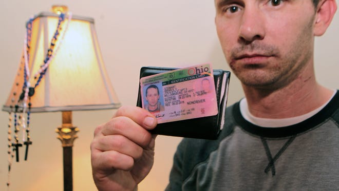 Brian Stewart, of Westwood, is among the 2500 people in the city of Cincinnati,  who will be eligible to receive a city-issued ID card. All he has now is a state-issued ID that expired two and a half years ago and which, he said, most employers will not accept. 