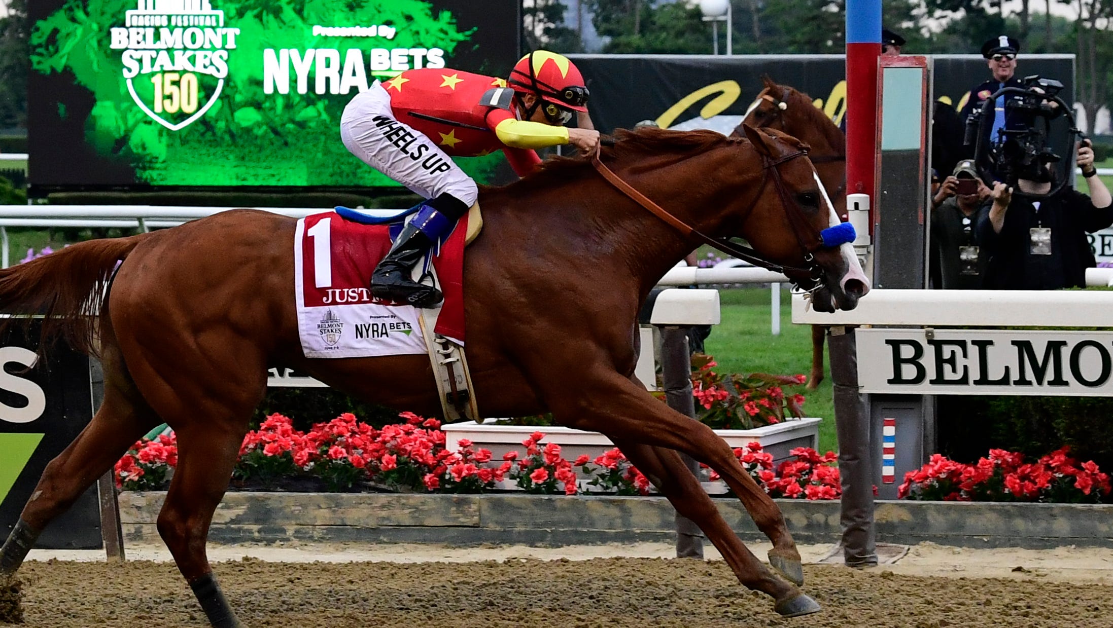 Justify Horse wins Belmont Stakes, captures Triple Crown