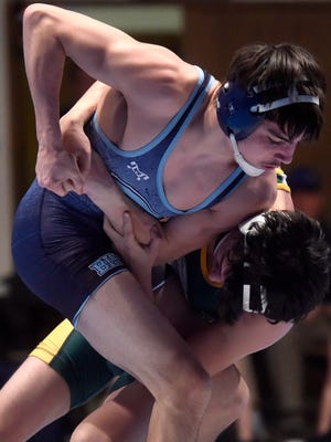 Great Falls High's Caden Hilliard committed to the Montana State-Northern wrestling program on Friday.