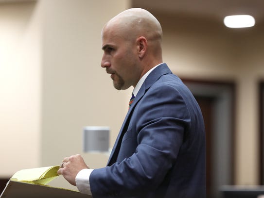 Defense Attorney Chuck Collins at the Leon County Courthouse