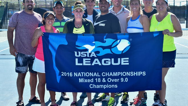 An El Paso United States Tennis Association team won the USTA League Mixed 18 & Over National Championships at The Hilton El Conquistador in Tucson in November.

The team, which plays out of Coronado Country Club, representing the USTA Southwest Section. The team defeated a team from Washington, D.C., 3-0 in the championship match.  The  team won the semifinals, 2-1 against a team from San Francisco.

Team members are (from left to right, front): Shelby Rubin, Lacey Alost, Carlos Fraire, Joanna Furdyna, Vianka Sanchez and (from left to right, back), Gustavo Ganem, Christopher Anderson, Zac Markowski, Vedran Vidovic and Timothy Cantrell.