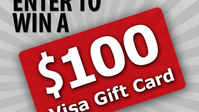 Enter to win a $100 Visa Gift Card