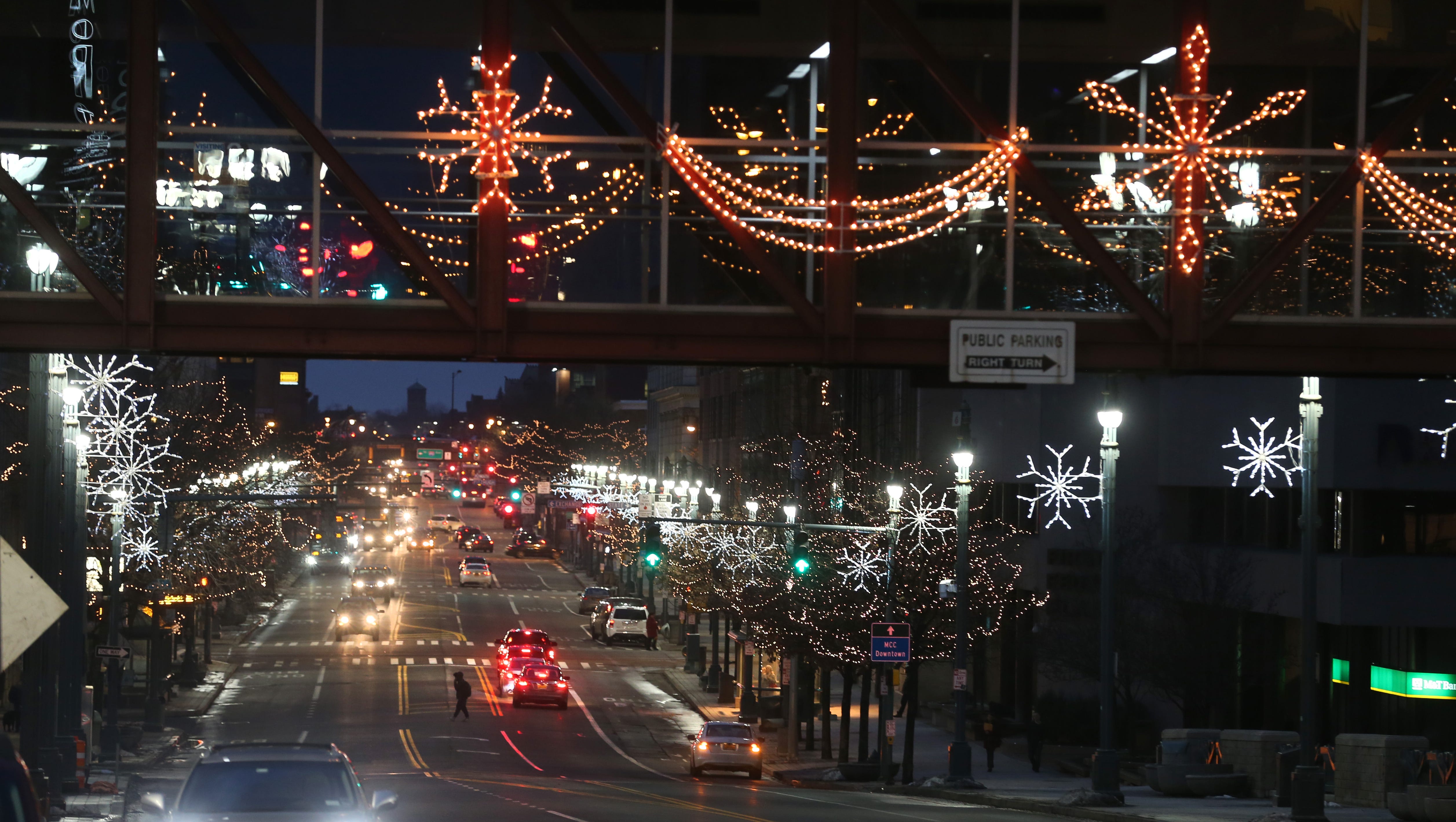 Christmas in downtown Rochester: then and now