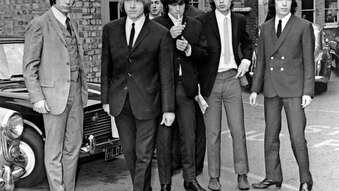 The Stones in 1965 in London (from left to right): Charlie Watts, Brian Jones, Keith Richards, Mick Jagger and Bill Wyman.