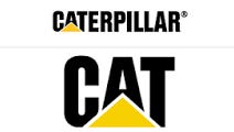 Caterpillar's third-quarter profit was essentially cut in half with the global economy stuck in a funk