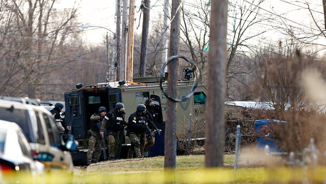 Springfield Police engaged in a standoff after attempting to arrest a man in his house on the 1200 block of North Forest Ave. in Springfield, Mo. on Jan. 25, 2017. The standoff ended when police found the man inside the residence from what appeared to be a self-inflicted gunshot wound.