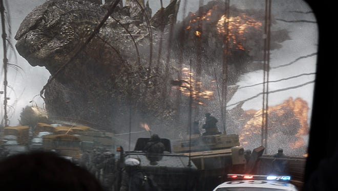 A scene from “Godzilla.”