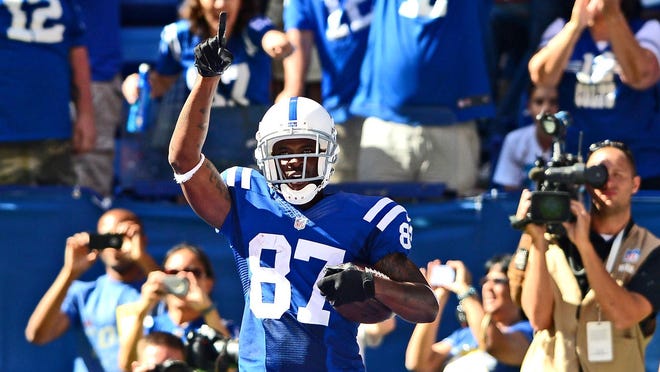 WR Reggie Wayne's 14th season with the Colts is off to a good start.