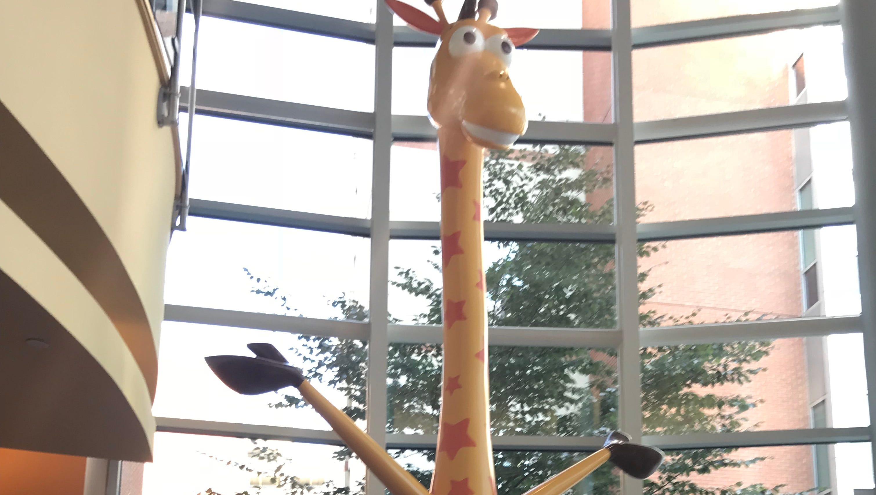 Toys R Us mascot Geoffrey the Giraffe gets new home in New Brunswick