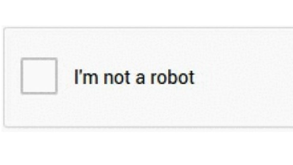 just tell google you re not a robot