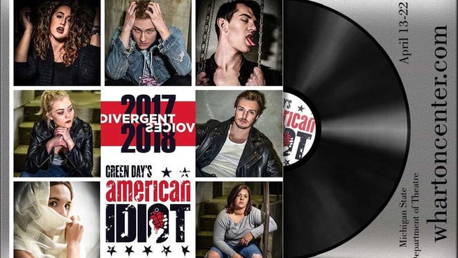 “American Idiot” is on stage at Wharton’s Pasant Theater through April 22.