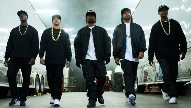 A still from N.W.A. biopic "Straight Outta Compton."