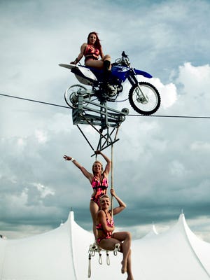 Circus Una will bring a high wire act to Delmarva Bike Week in September 2016.