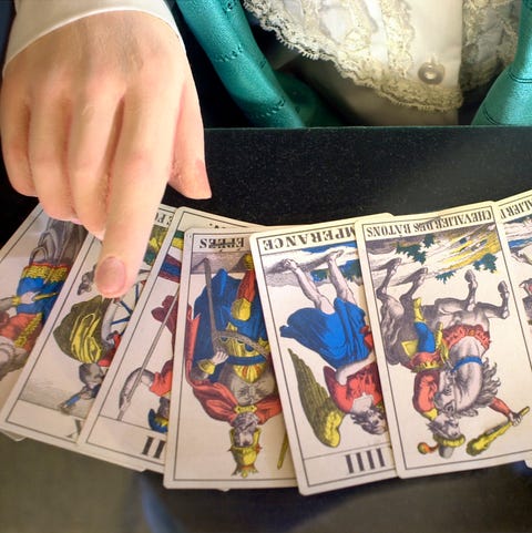 Author Cassandra King likes to see what the tarot 