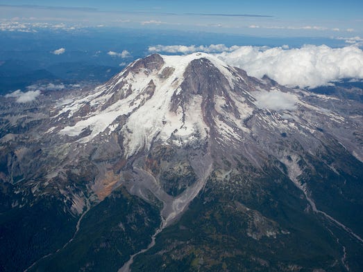 Iconic Mt. Rainier provides a phenominal print op from
