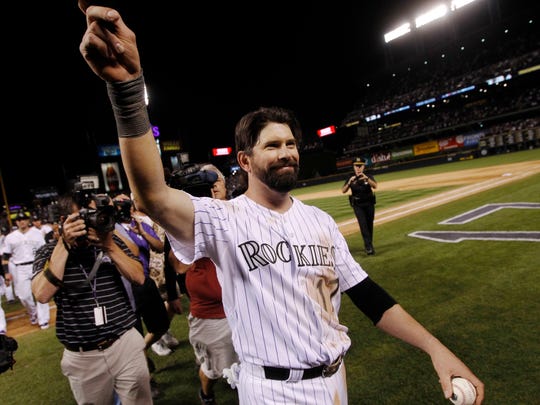 After playing his last home game, the Colorado Rockies