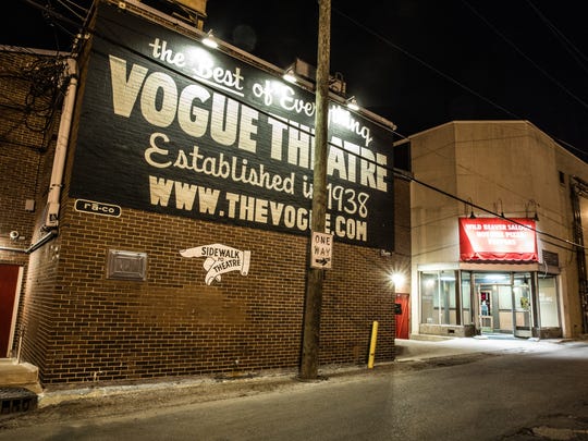 Alley behind the Vogue Theater in 2012