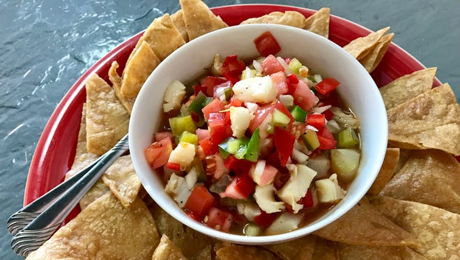 Bahamian conch salad from Caribbean Flair in Cape Coral.