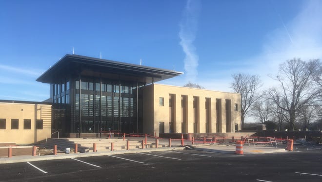 Crews continue to work on the future Murfreesboro Police Department Headquarters on the east side of North Highland Avenue next to Evergreen Cemetery.
