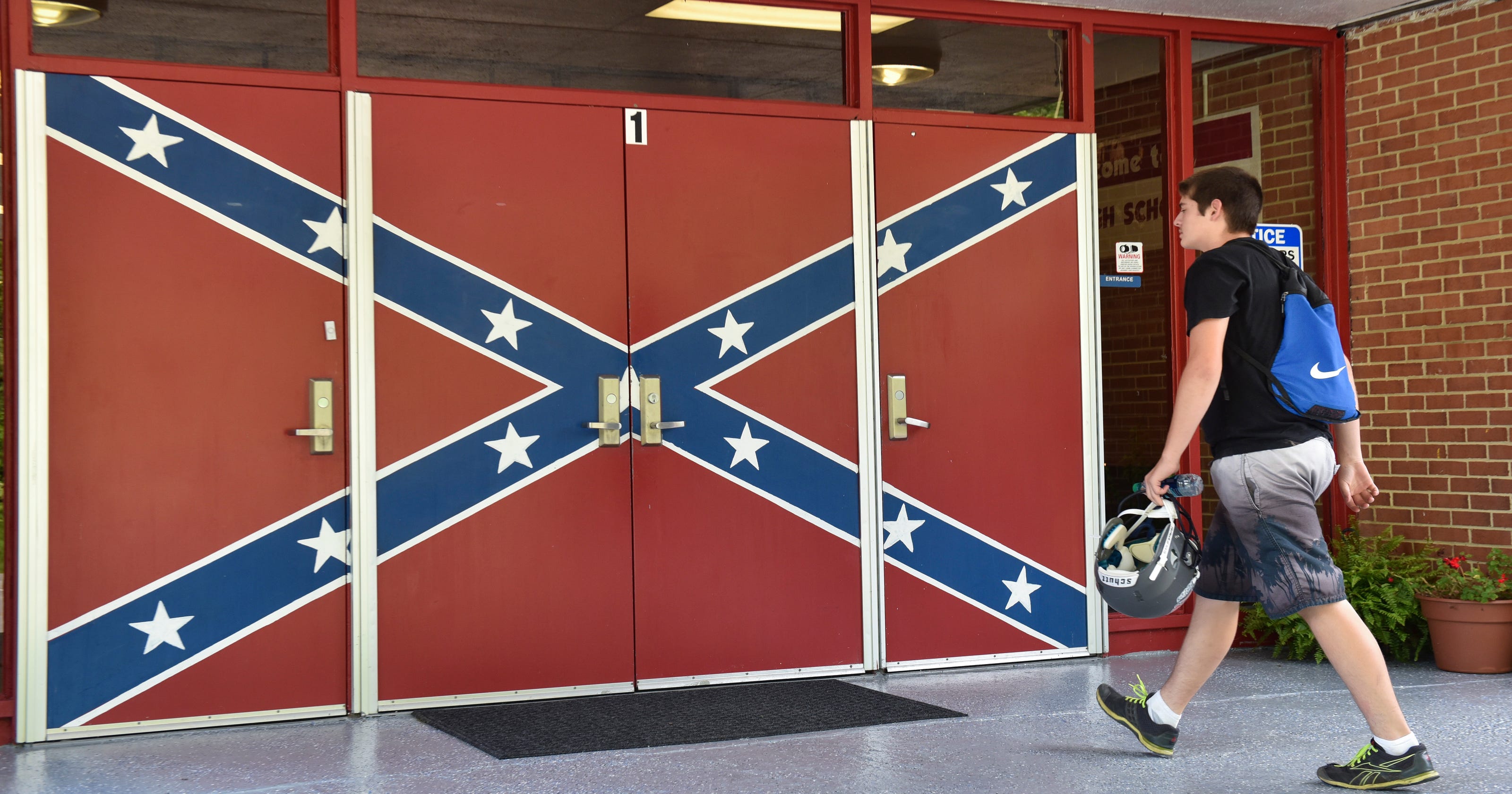 At Hurley High, Confederate battle flag is everywhere and means everything