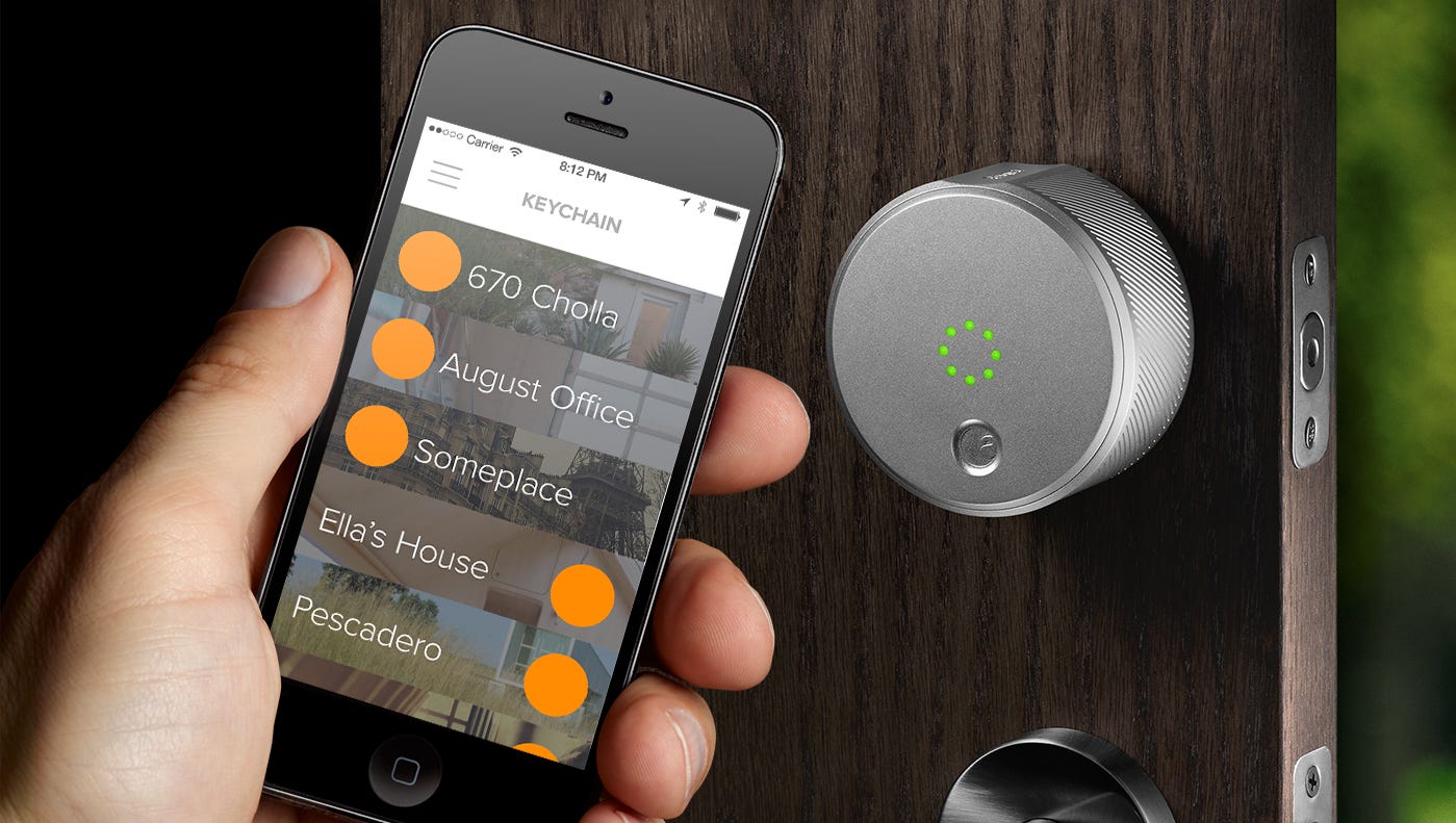 August Lock Lets You Use The Phone To Unlock Your Door August Lock Lets You Use The Phone To Unlock Your Door