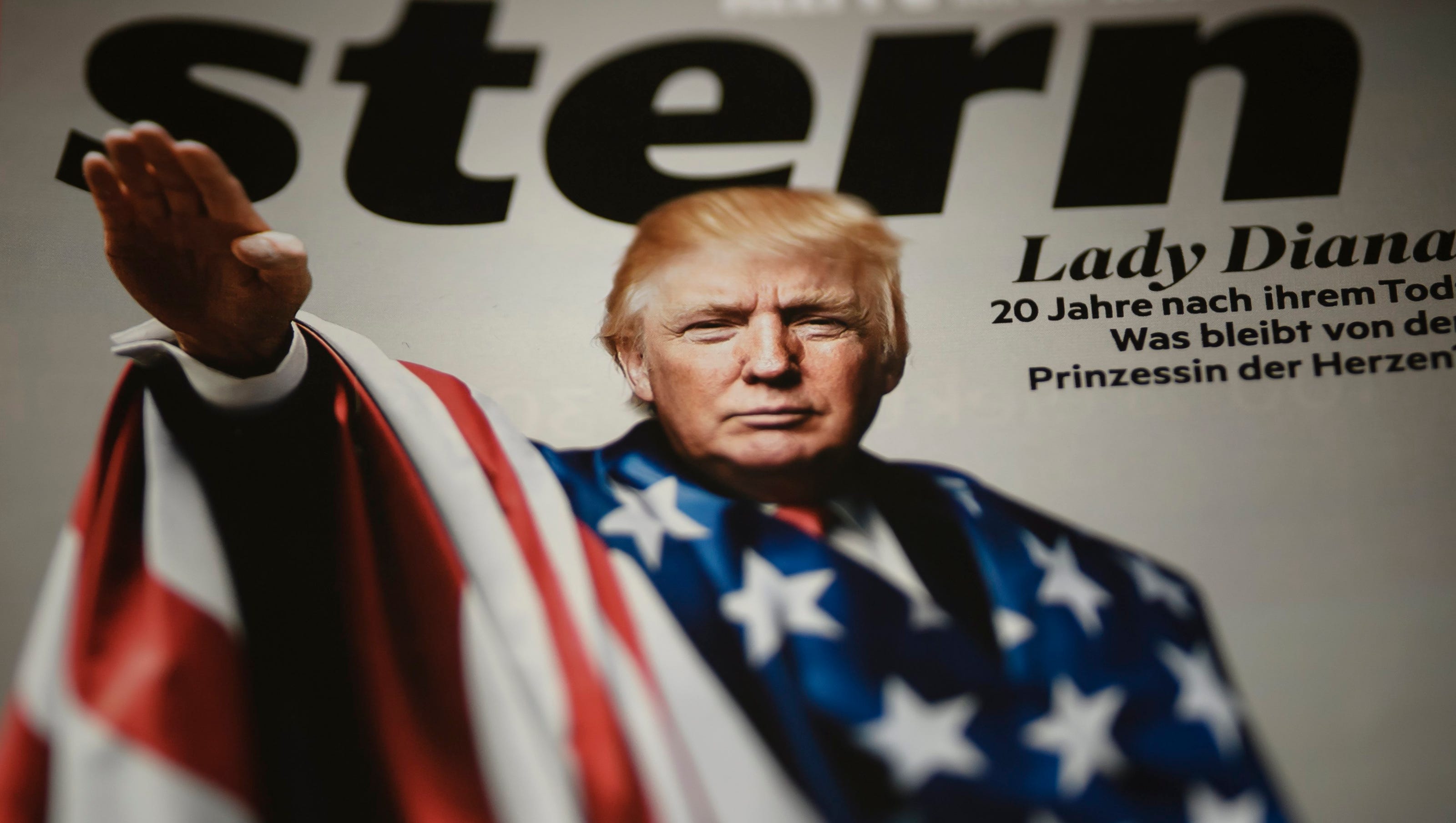 German magazine 'Stern' criticized for 'Nazi' Trump cover