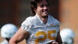 Josh Smith (25) warms up during Tennessee Volunteers