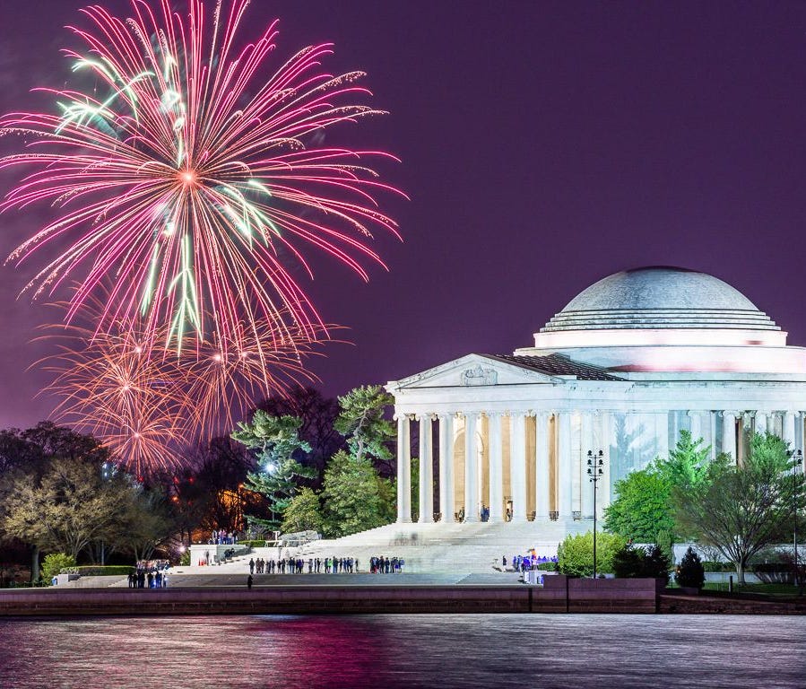 Washington, D.C.: Perhaps there's no better way to celebrate the Fourth of July than in the nation's capital, one of the most historic places in the USA. Join hundreds of thousands of spectators for grand events that kick off with the National Indepe