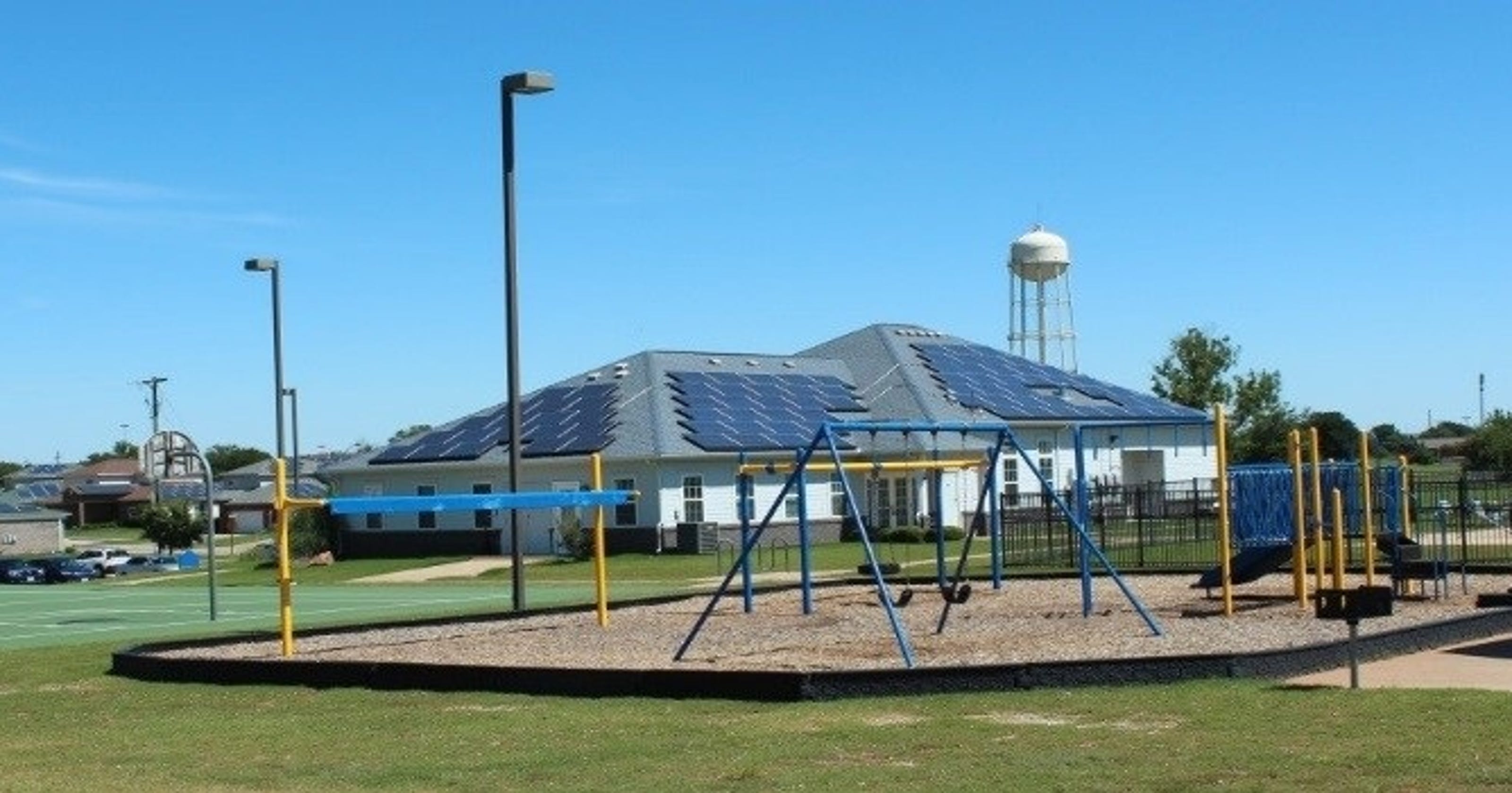 Sheppard AFB housing saving money using solar panels