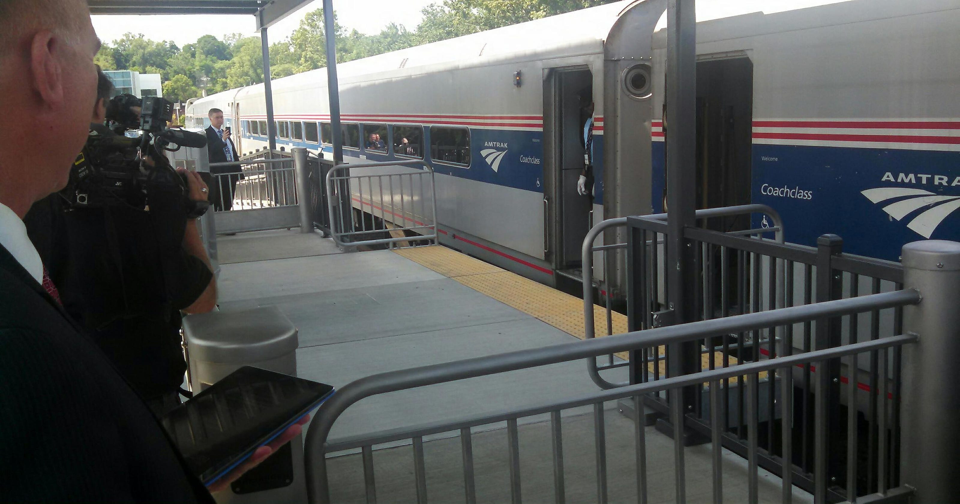 Amtrak unveils platform for easier access in Ann Arbor