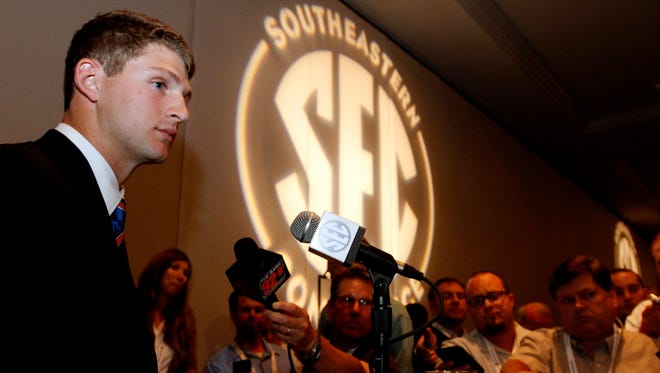 "I just haven't lived up to some expectations – fans and myself," Florida quarterback Jeff Driskel said Monday at SEC Media Days. "But I still have time."