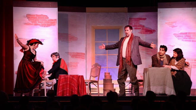 Gulfshore Opera stars will offer a famous scene from "La Boheme" at its Friday, Feb. 3 concert.