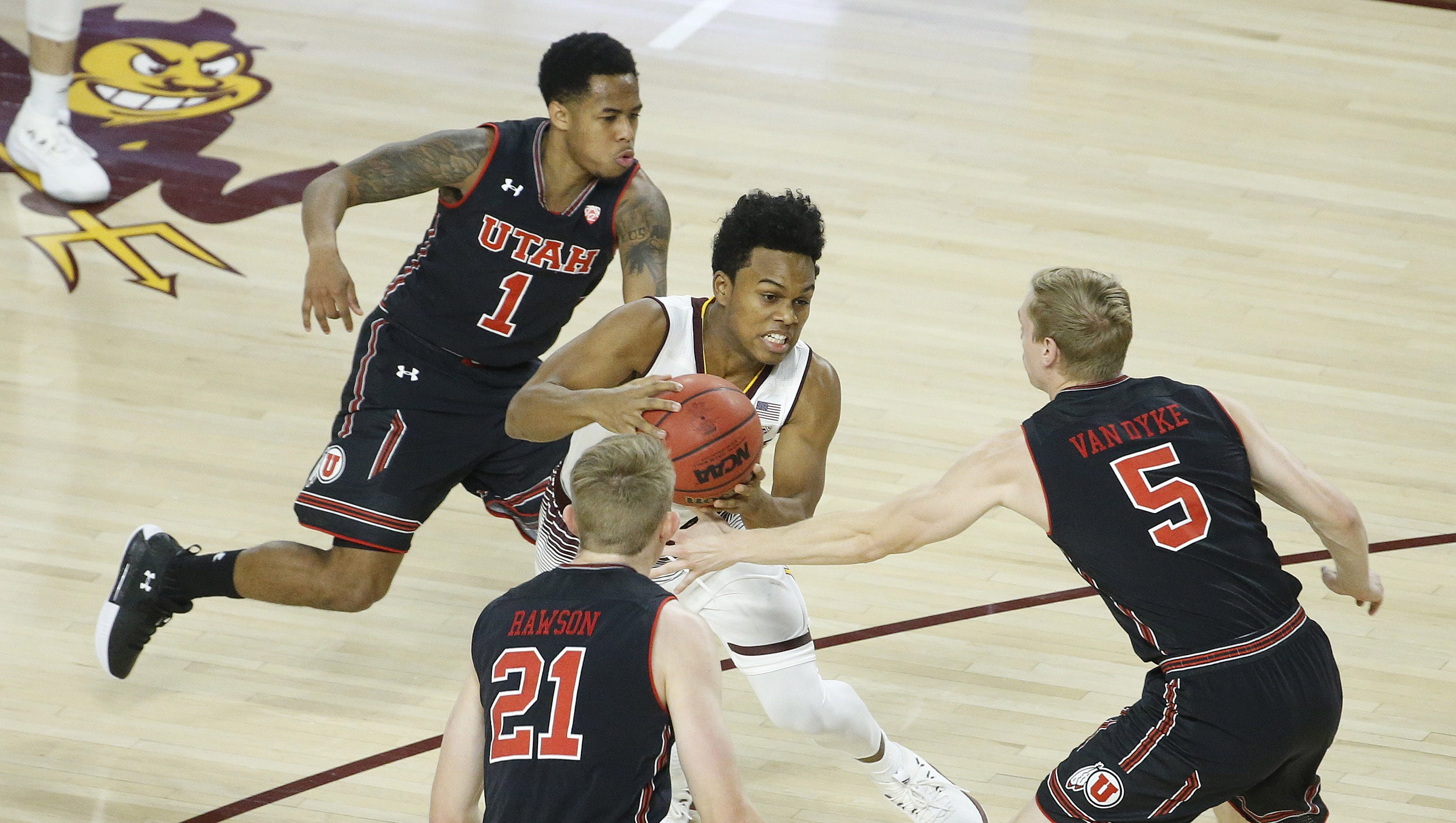 No 21 Arizona State Basketball Falls To Utah In Overtime