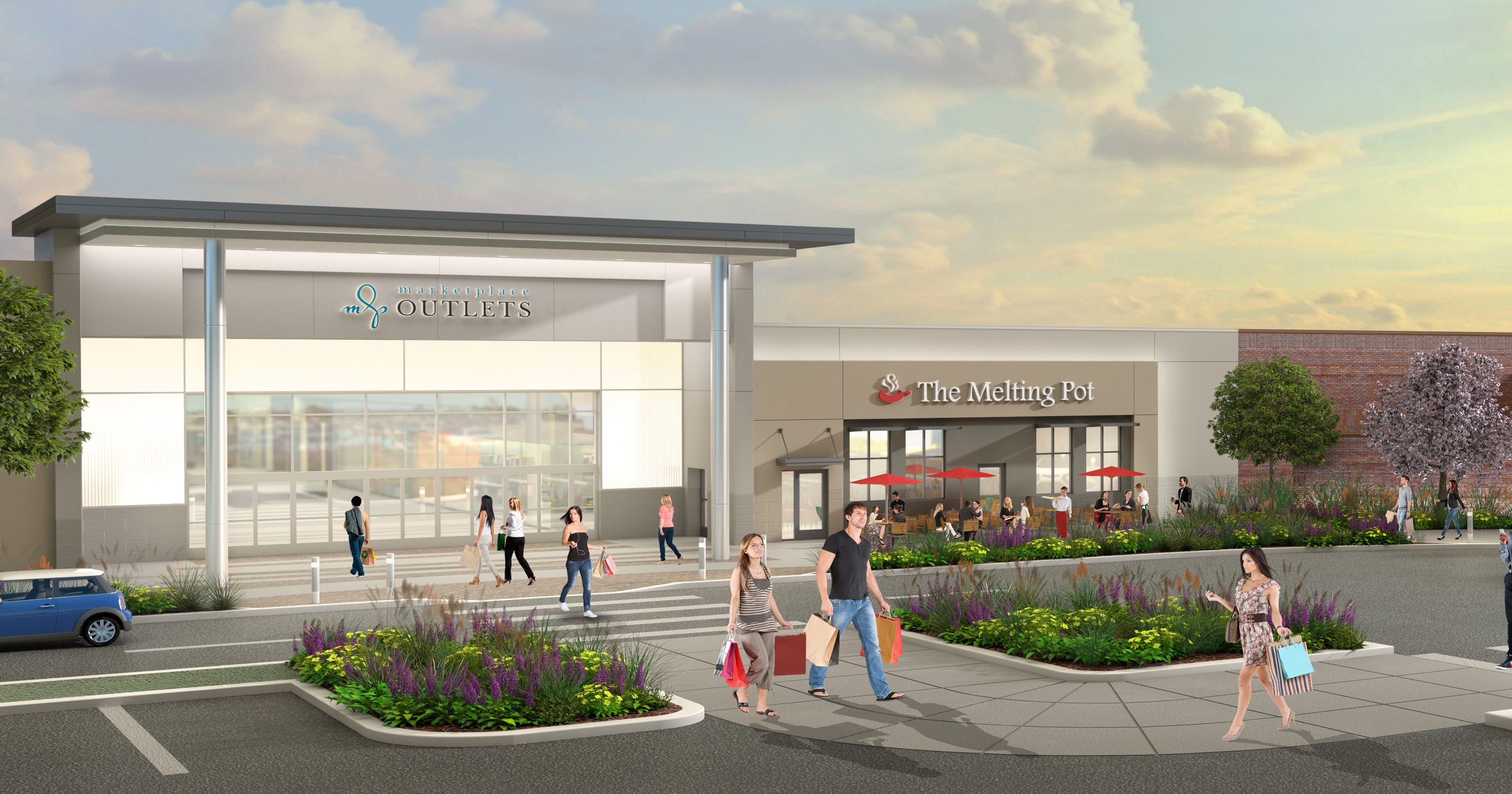 Marketplace Mall to an outlet center